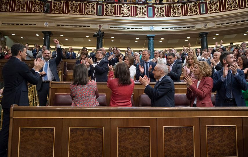 Parlamento de España celebra la moción de censura contra mariano Rajoy.&nbsp;