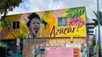 El mural que la artista Miss Lushy dedica a Celia Cruz.