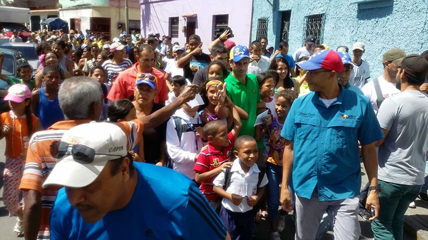  Capriles asegura que los venezolanos acudirán masivamente a votar en las próximas elecciones (PRENSA MIRANDA)