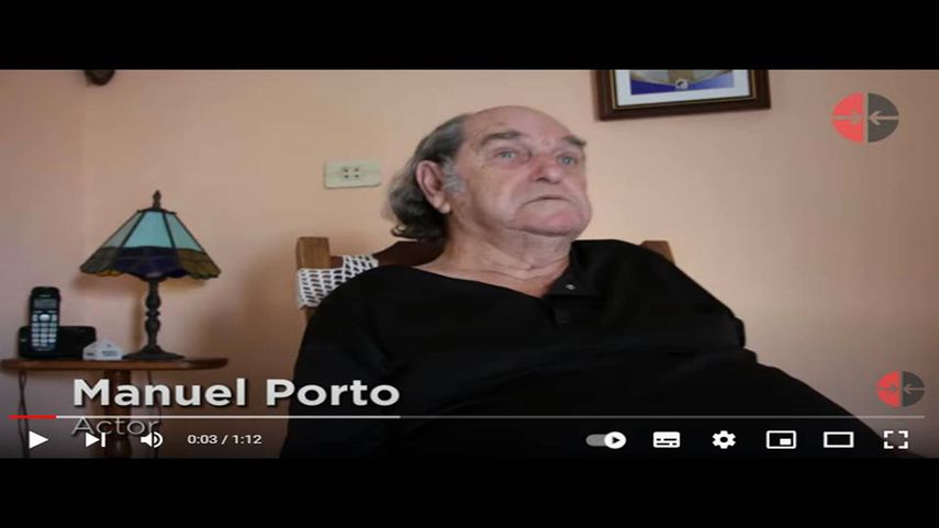 El actor cubano Manuel Porto.