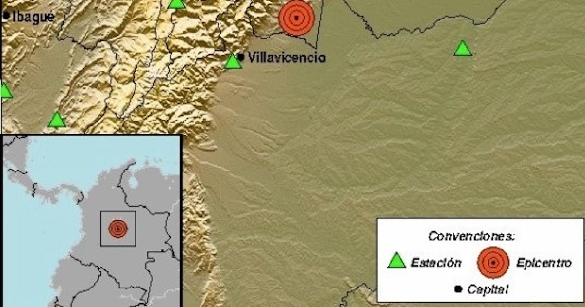 Colombia: Terremoto de magnitud 6.5 sacude al país