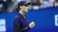 El italiano Jannik Sinner celebra durante su partido de cuartos de final del Abierto de Estados Unidos, el 3 de septiembre de 2025. El italiano Jannik Sinner celebra durante su partido de cuartos de final del Abierto de Estados Unidos, el 3 de septiembre de 2025.