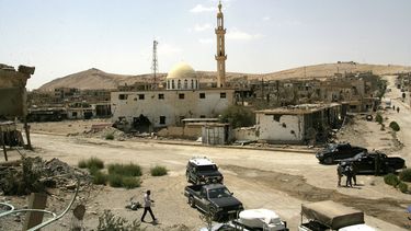 En la gráfica se observa el cálido clima en la ciudad de Al Sujne, provincia de Homs (Siria).  