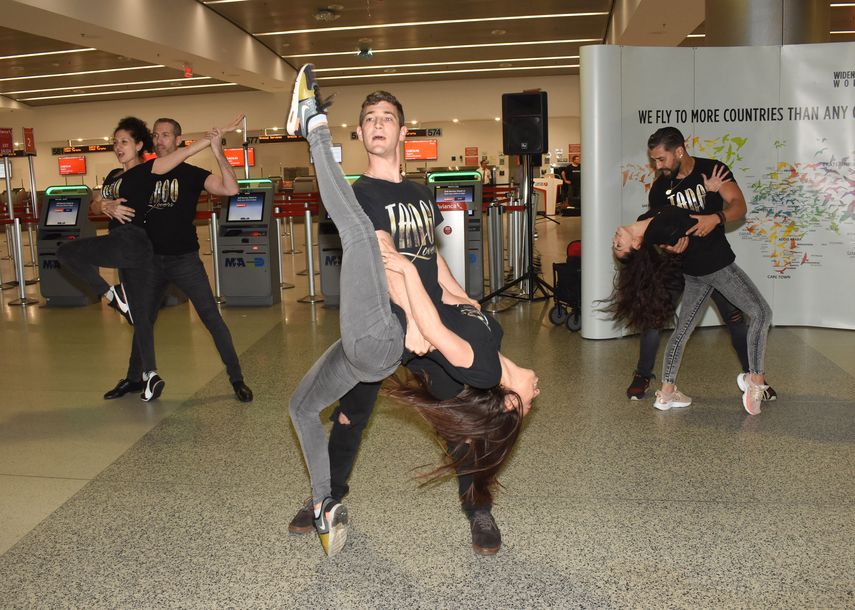 La activación con motivo de celebrar la cultura hispana se realizó en el aeropuerto internacional de Miami.&nbsp;