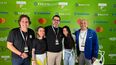 Carlos Parra, Nata Suu, Marcus Carmo, MasterCard Latinoamérica, Mónica Rojas, moderador, y Héctor Zamora, SpaceArt.&nbsp; &nbsp;