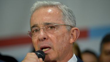 El expresidente colombiano Álvaro Uribe.
