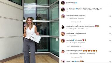 Sascha Barboza, conocida como Sascha Fitness.