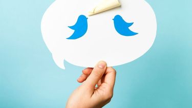 La red social Twitter. 