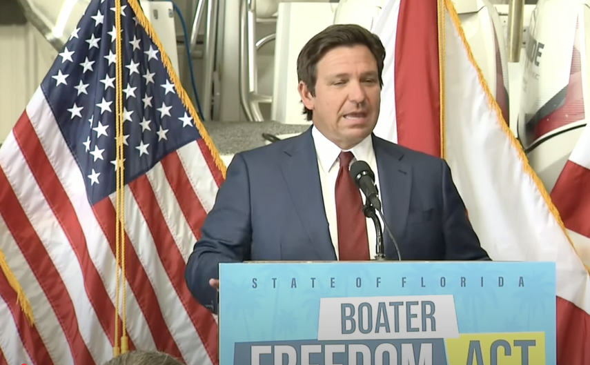 Ron DeSantis, gobernador de Florida.
