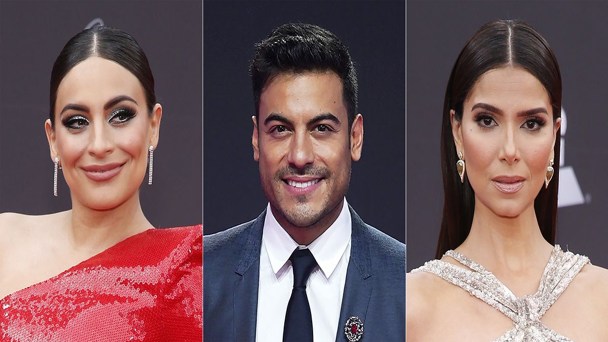 En esta combinación de fotos, de izquierda a derecha, Ana Brenda Contreras, Carlos Rivera y Roselyn Sánchez, quienes conducirán la 22 entrega anual de los Latin Grammy el 18 de noviembre de 2021 en Las Vegas. En esta combinación de fotos, de izquierda a derecha, Ana Brenda Contreras, Carlos Rivera y Roselyn Sánchez, quienes conducirán la 22 entrega anual de los Latin Grammy el 18 de noviembre de 2021 en Las Vegas.