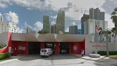 Estación de Bomberos en la ciudad de Miami.