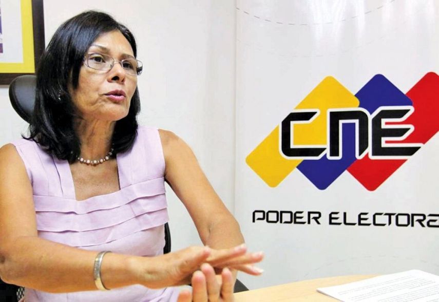 Socorro Hernández, rectora del Consejo Nacional Electoral (CNE) de Venezuela, vinculada al chavismo.