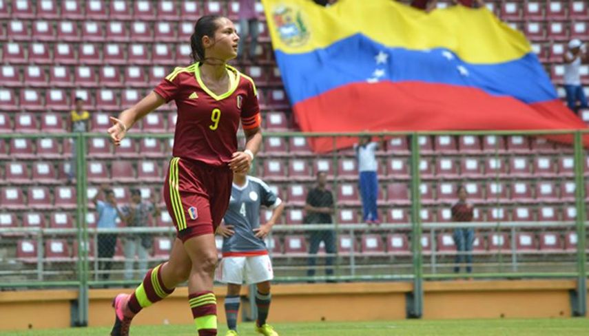 La atacante de la Vinotinto anotó su espectacular tanto en el Mundial sub-17 de Jordania.
