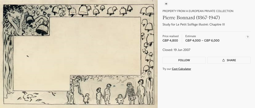 Le Petit Solfège&nbsp;de Pierre Bonnard
