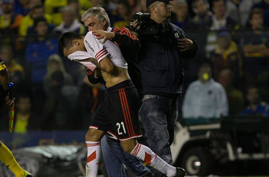 Futbolistas de River quedaron afectados físicamente. (EFE) 