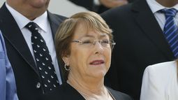 La alta comisionada de las Naciones Unidas para los Derechos Humanos, Michelle Bachelet,&nbsp;durante su visita a&nbsp;Caracas, Venezuela, el viernes 21 de junio de 2019.