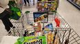 Carrito de compras de un cliente en un supermercado de la cadena Publix.
