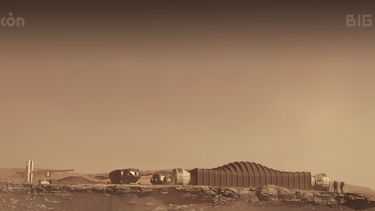 NASA pide voluntarios para simular rigores de un año en Marte. Representación visual del concpeto Mars Dune Alpha - ICON