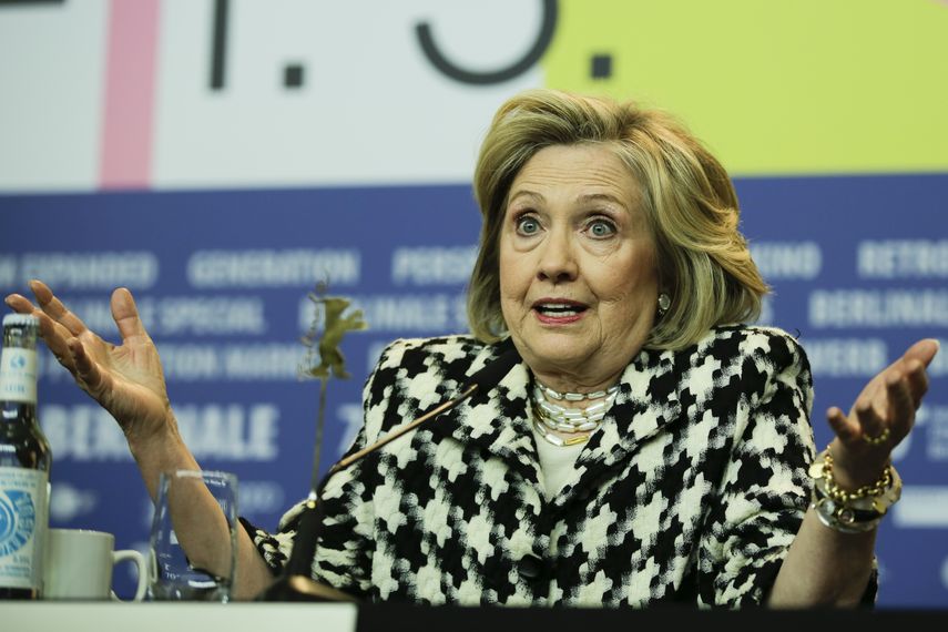 Hillary Clinton en el festival de cine Berlinale en Berl&iacute;n, el 25 de febrero del 2020.&nbsp;