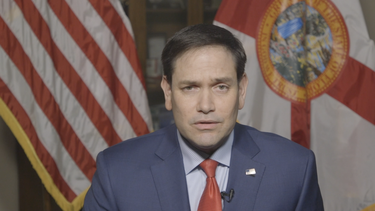 El senador Marco Rubio en una comparecencia en video el 9 de febrero de 2021.&nbsp;