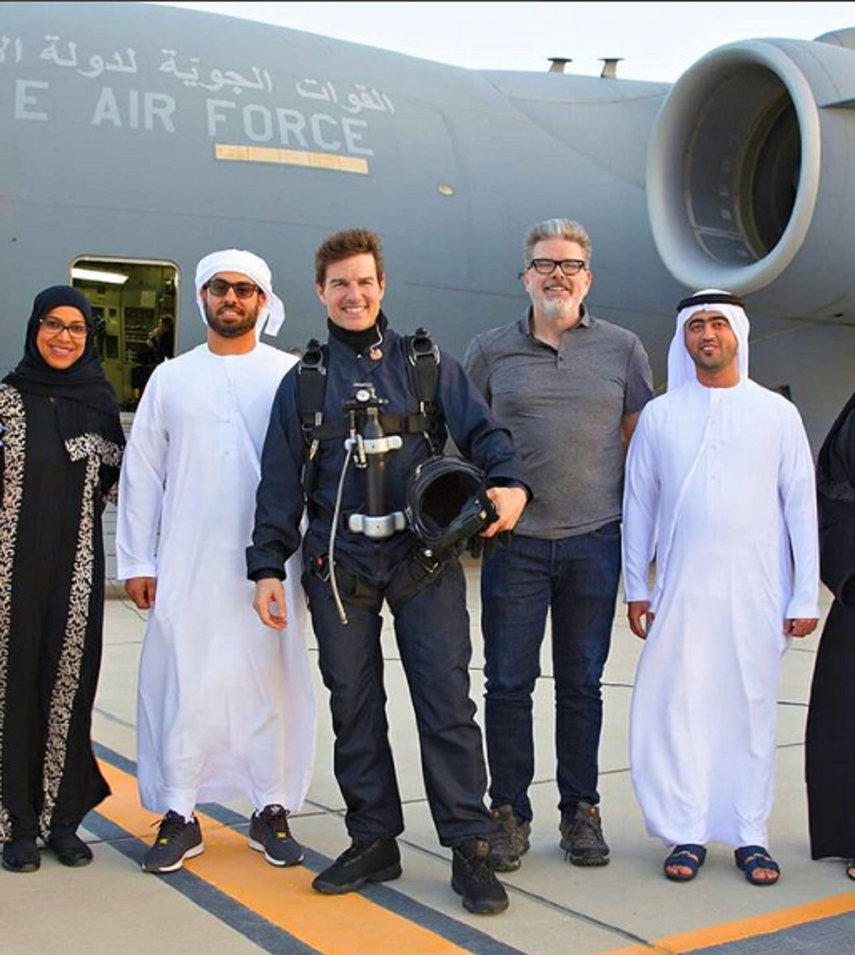 El actor Tom Cruise y&nbsp;Christopher Mcquarrie.