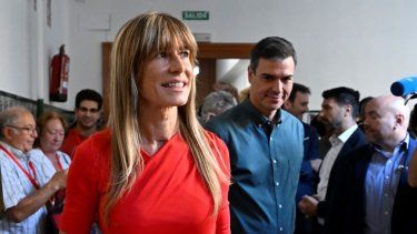 Begoña Gómez, esposa del presidente del Gobierno español Pedro Sánchez.