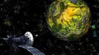 Imagen referencial de un satélite.&nbsp;