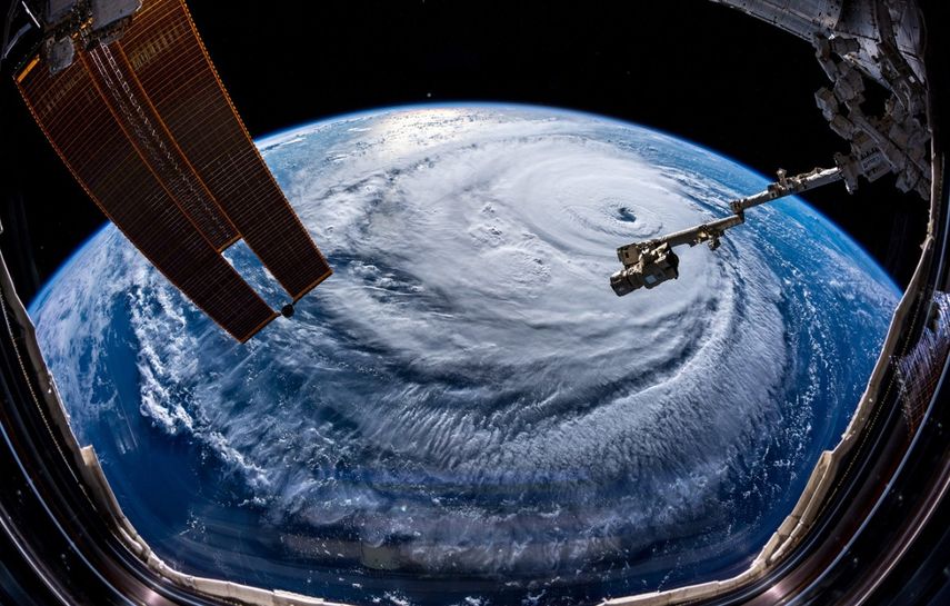 Florence se acerca a EEUU: Las impactantes imágenes tomadas desde el espacio