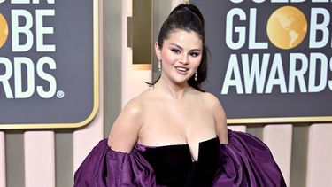La cantante y actriz estadounidense Selena Gomez llega a la 80ª entrega anual de los Globos de Oro en el hotel The Beverly Hilton en Beverly Hills, California, el 10 de enero de 2023.