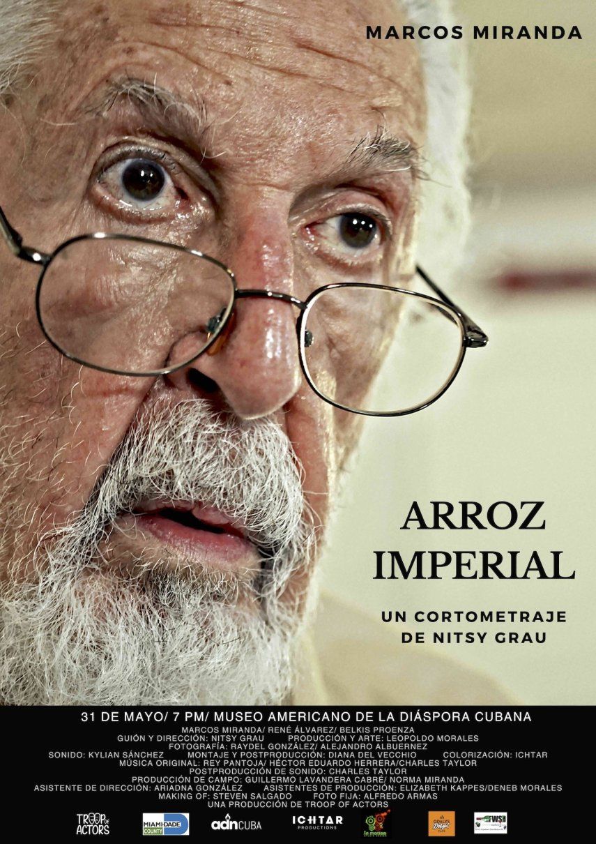 Cartel del cortometraje Arroz imperial.&nbsp;