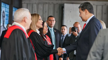 Nicolás Maduro en el Tribunal Supremo.&nbsp;