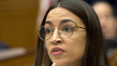 La representante Alexandria Ocasio-Cortez, demócrata por Nueva York.