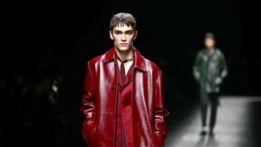Piezas de la nueva colección masculina que Gucci mostró en la Semana de la Moda de Milán.&nbsp;