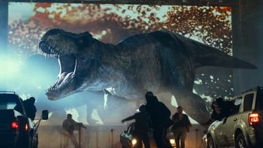 En esta imagen proporcionada por Universal Pictures una escena de Jurassic World Dominion.&nbsp;