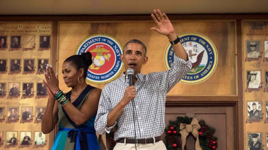 Los Obama han pasado sus ocho Navidades presidenciales en la isla natal del presidente, Oahu (Hawai), donde el mandatario aún conserva amigos de adolescencia.
