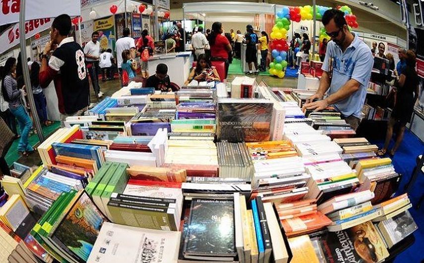 Ambiente en la Feria Internacional del Libro de Panamá. (CORTESÍA). 