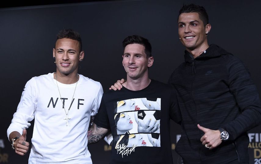 Neymar, Cristiano y Messi son los favoritos nuevamente para llevarse el premio