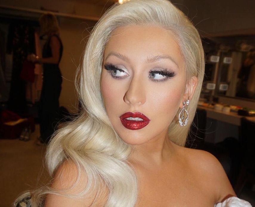 La cantante Christina Aguilera.&nbsp;