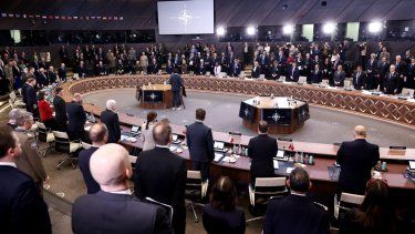 Reunión de la OTAN en Bruselas.&nbsp;