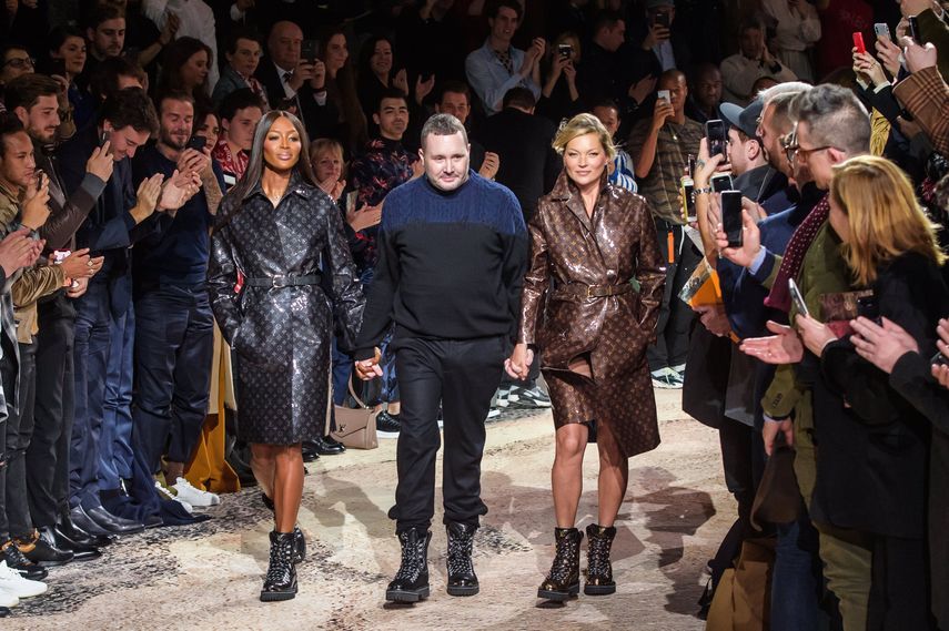 Naomi Campbell y Kate Moss cierran el desfile de hombre de Louis Vuitton