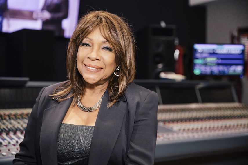 Mary Wilson, miembro fundadora de The Supremes, durante una sesión de fotos en la sede de Capitol Records, en Los Angeles, el 12 de junio de 2014.&nbsp;