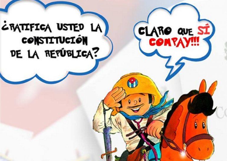 Resulta muy común encontrar vayas en la isla, pancartas, afiches, donde el personaje es extirpado de la manigua redentora para asumir consignas del tardocastrismo y que incluso incitan a la violencia contra opositores y a sus derivados actos de represión.