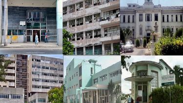 Hospitales cubanos.