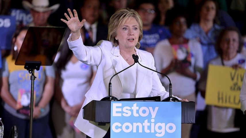 Hillary Clinton, precandidata demócrata a presidente, pide transparencia en las elecciones legislativas de Venezuela. En la foto, la aspirante habla en un acto para la comunidad latina de San Antonio, Texas (REUTERS)