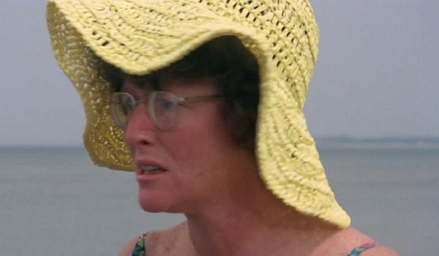 La actriz Lee Fierro en una escena de la película Jaws (Tiburón), de Steven Spielberg. 