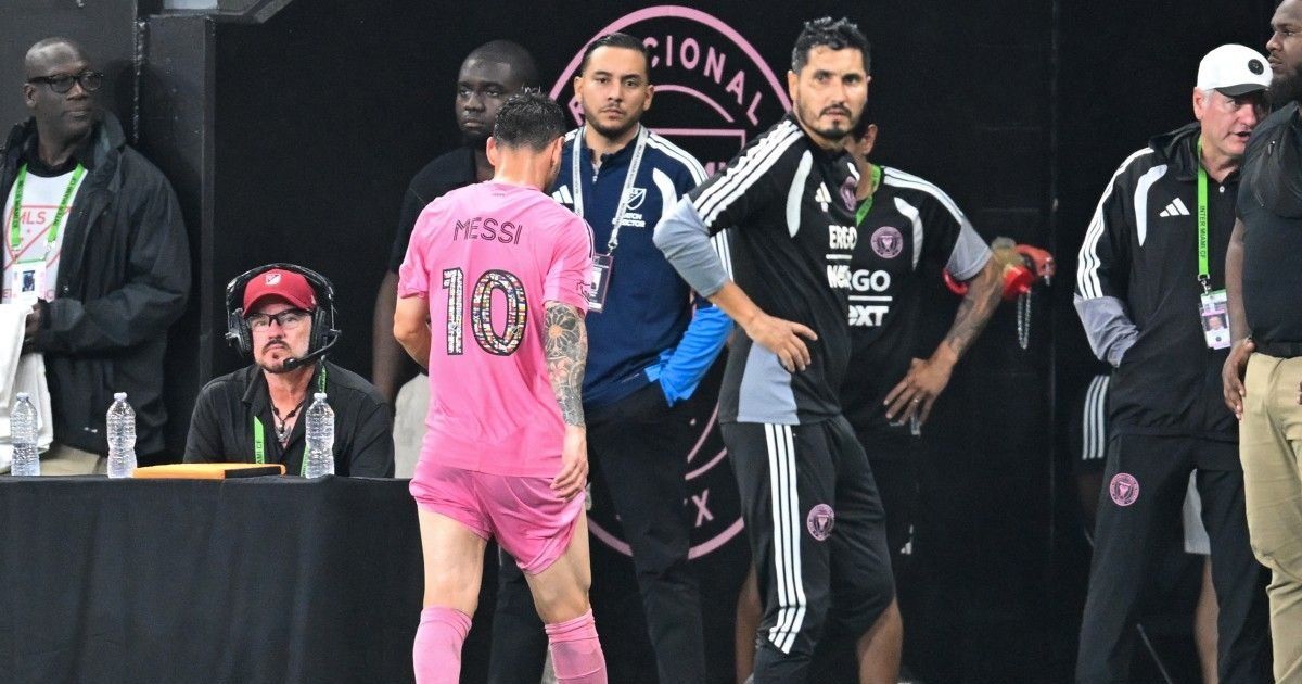 Se encienden las alarmas: Messi deja el campo con aparentes molestias en la MLS