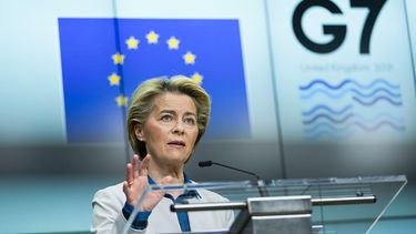 Presidenta de la Unión Europea, Ursula von der Leyen,