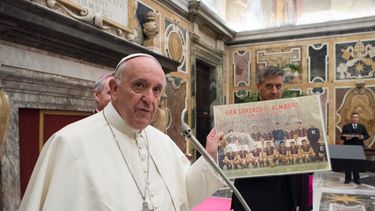 En algunas ocasiones el papa Francisco ha recordado al equipo de San Lorenzo de 1946.&nbsp;