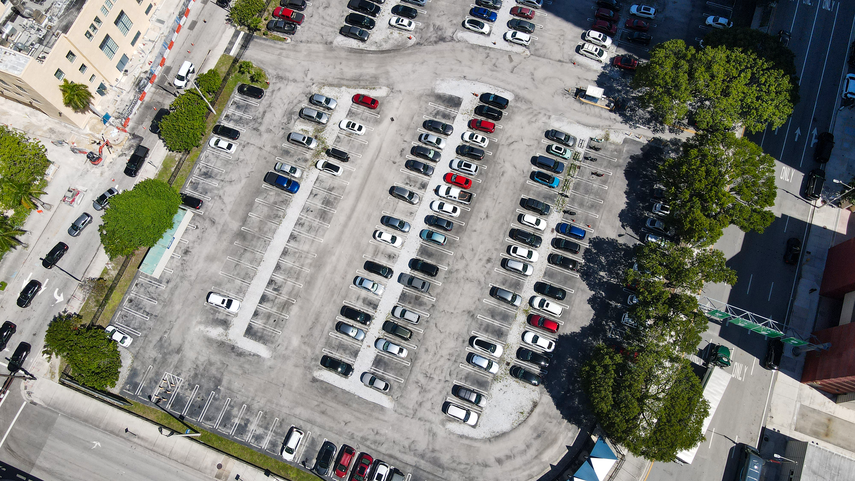 Vista área del lugar donde será erigida una biblioteca en honor al presidente Trump. Vista área del lugar donde será erigida una biblioteca en honor al presidente Trump.