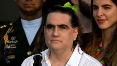 Álex Saab en Caracas, Venezuela, en un acto de recibimiento tras ser liberado por al administración del demócrata Joe Biden.